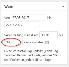 veranstaltungsende